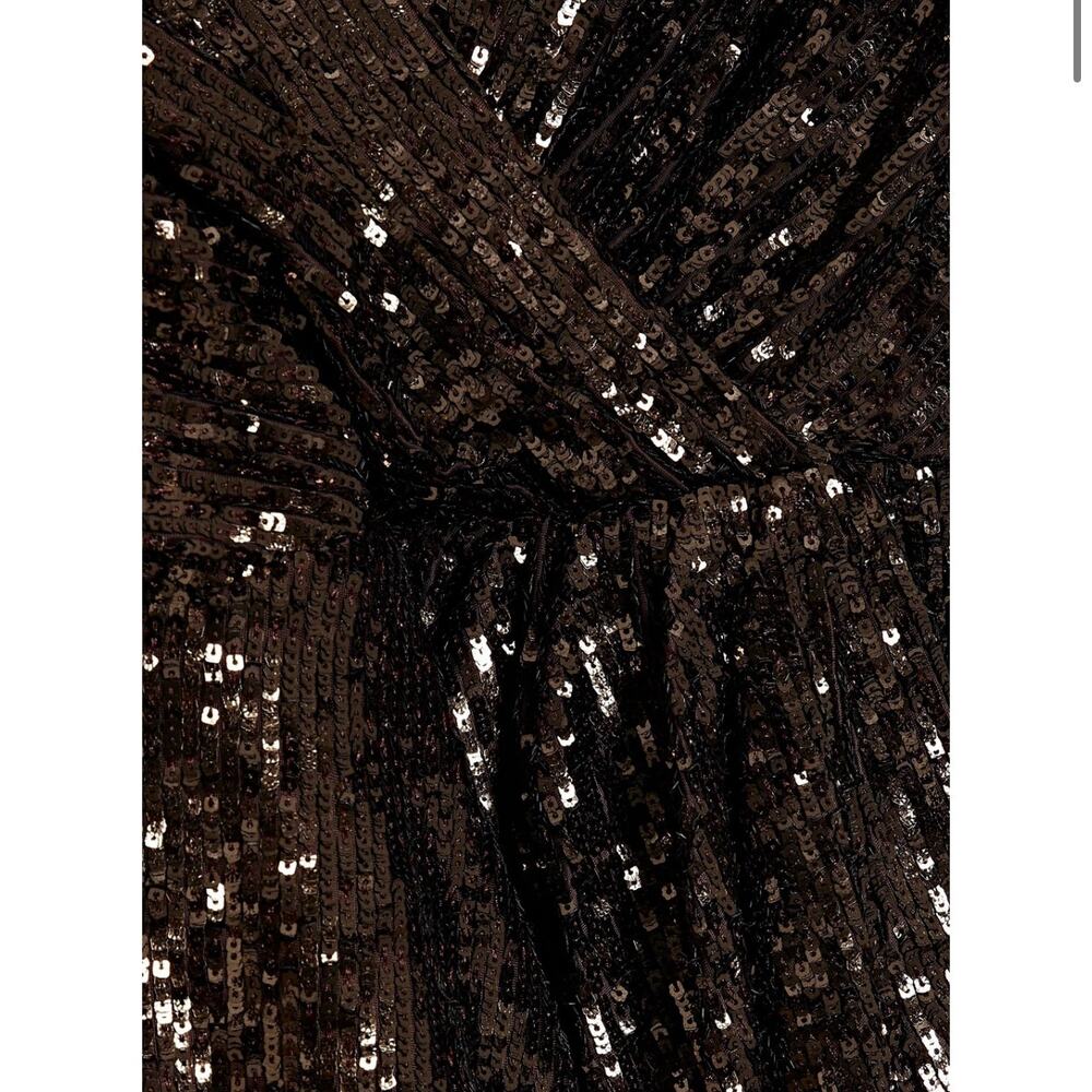 Jonathan Simkhai Monty Wrap Effect Sequin Mini Dr… - image 8